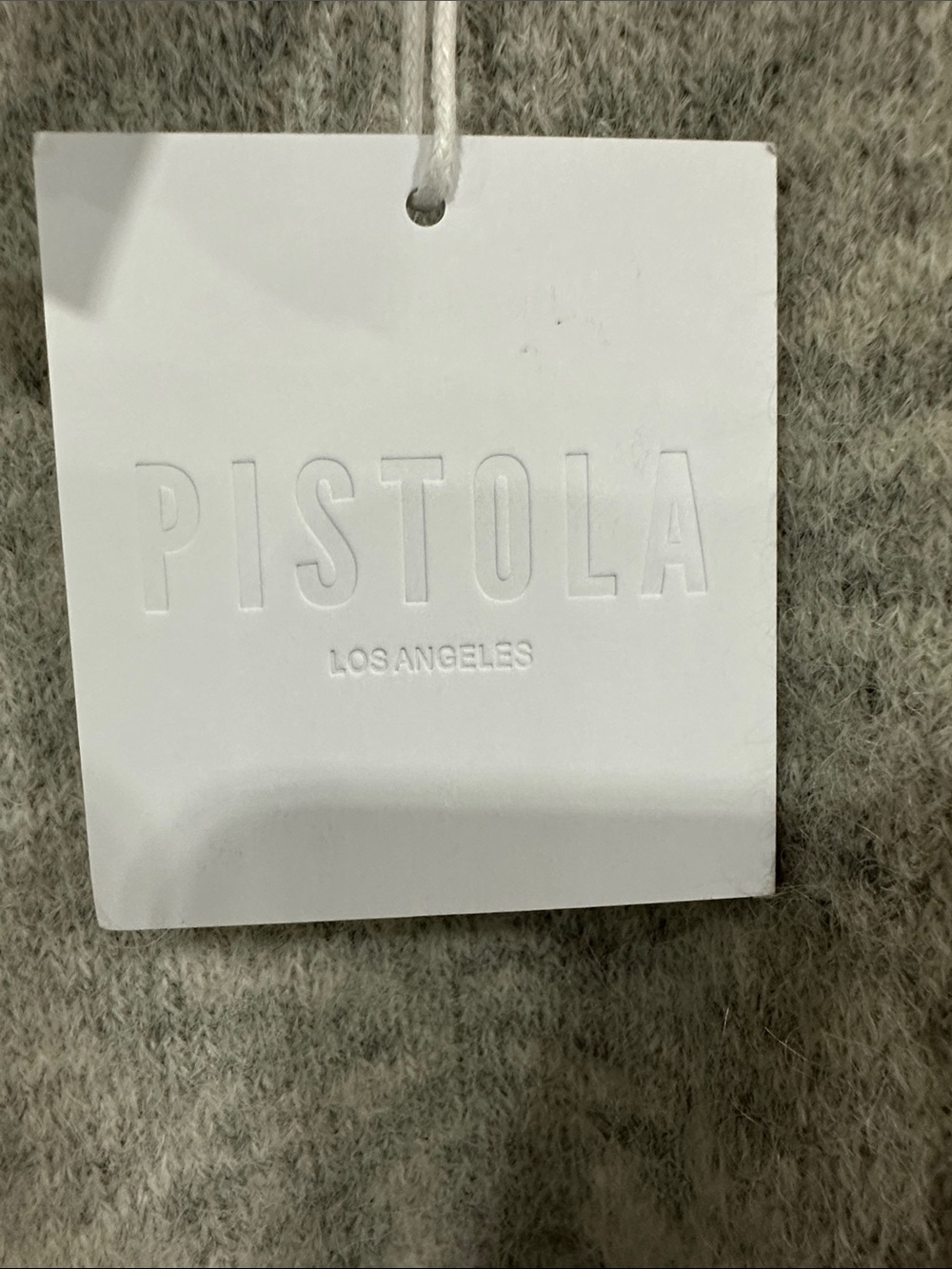 pistola Light Gray Knit Pullover